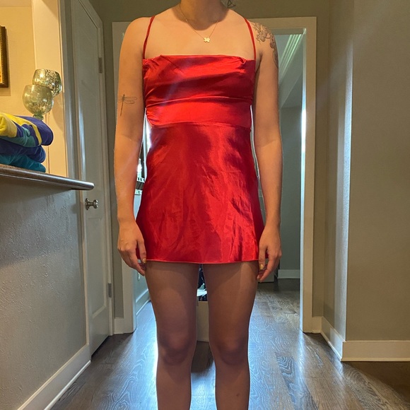 Dresses | Red Mini Dress | Poshmark